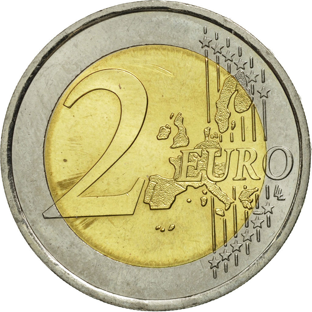 Monaco, 2 Euro, 2003, MS(63), Bi-Metallic, KM:174