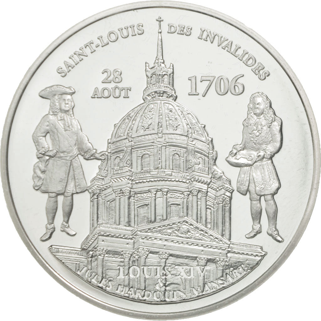 France, 1-1/2 Euro, Invalides, PROOF 2006, MS(65-70), Silver, KM:1458