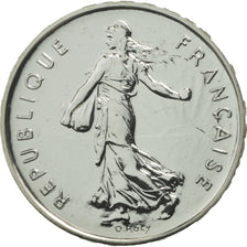 Francia, Semeuse, 5 Francs, 2001, Paris, FDC, Nichel placcato rame-nichel