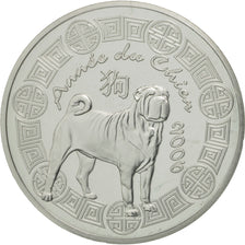 France, 1/4 Euro, La Fontaine, PROOF 2006, MS(65-70), Silver, KM:1415