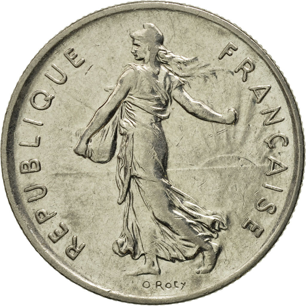 Coin, France, Semeuse, 5 Francs, 1994, Paris, AU(55-58), Nickel Clad