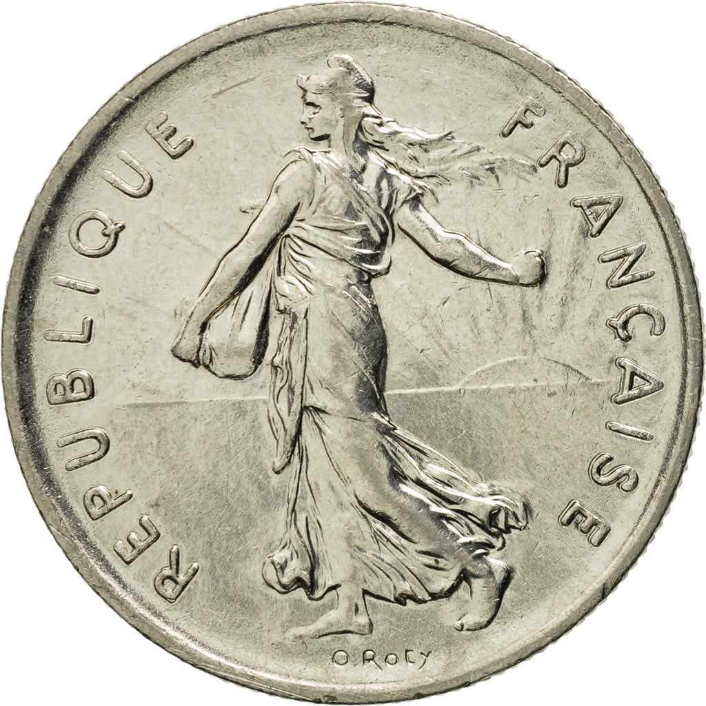 Coin, France, Semeuse, 5 Francs, 1995, Paris, MS(63), Nickel Clad Copper-Nickel