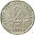 Munten, Frankrijk, Jean Moulin, 2 Francs, 1993, Paris, UNC-, Nickel, KM:1062