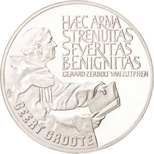 Netherlands, 25 Ecu, 1990, MS(65-70), Silver, 28.28