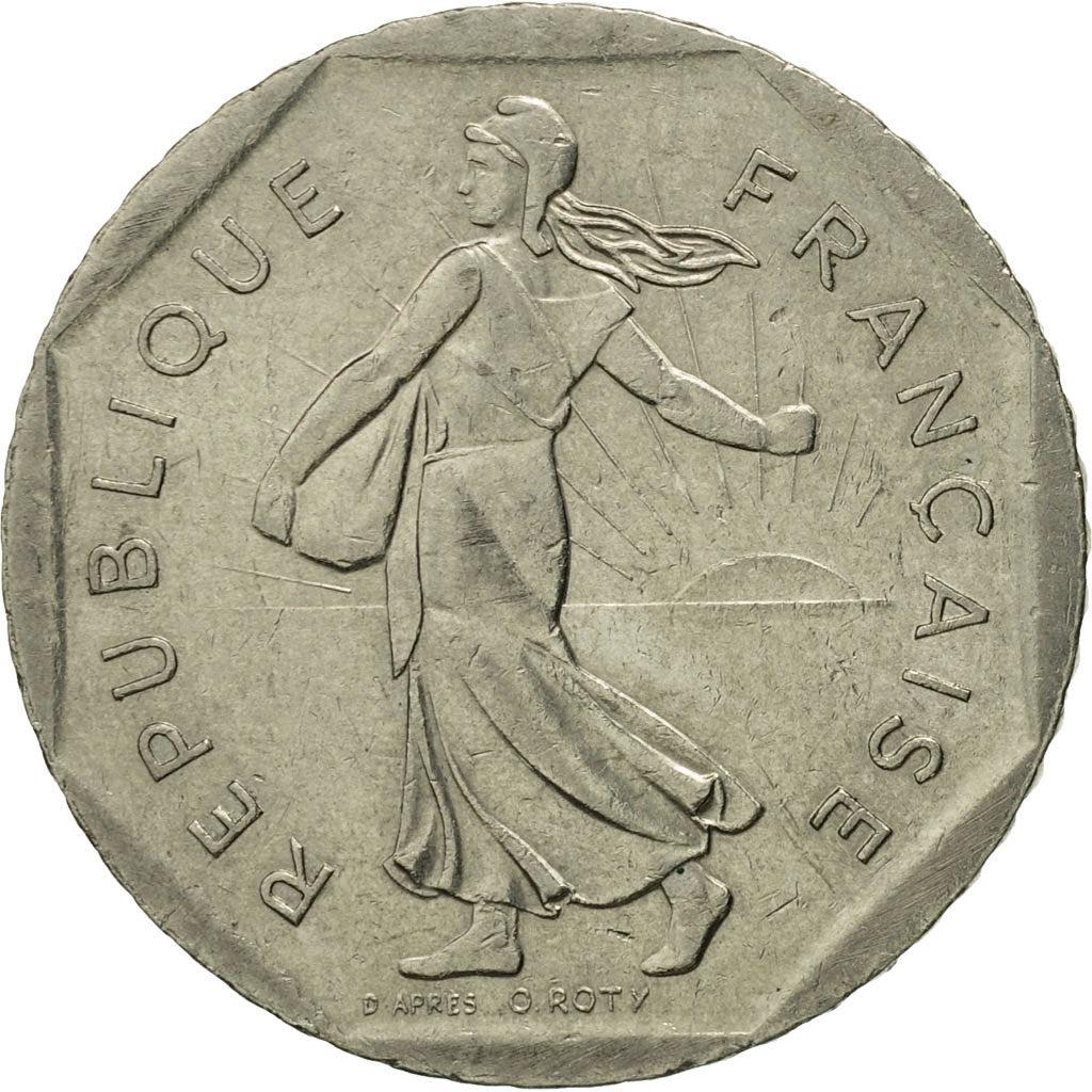 Coin, France, Semeuse, 2 Francs, 1997, Paris, MS(63), Nickel, KM:942.1