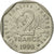 Munten, Frankrijk, Semeuse, 2 Francs, 1998, Paris, UNC-, Nickel, KM:942.1