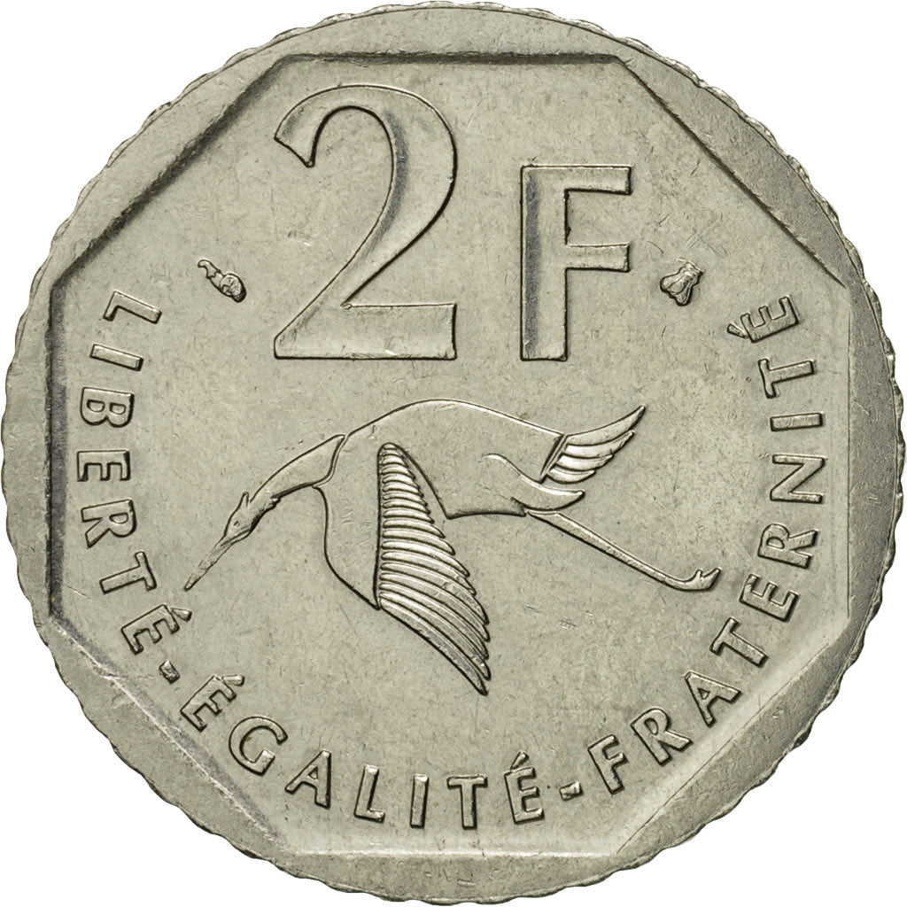 Coin, France, Guynemer, 2 Francs, 1997, Paris, MS(63), Nickel, KM:1187