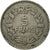 Coin, France, Lavrillier, 5 Francs, 1935, Paris, AU(50-53), Nickel, KM:888