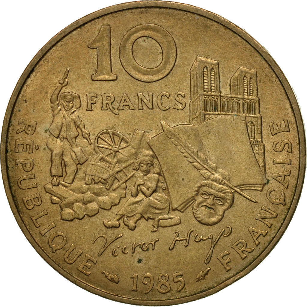 Monnaie, France, Victor Hugo, 10 Francs, 1985, Paris, SUP, Nickel-Bronze