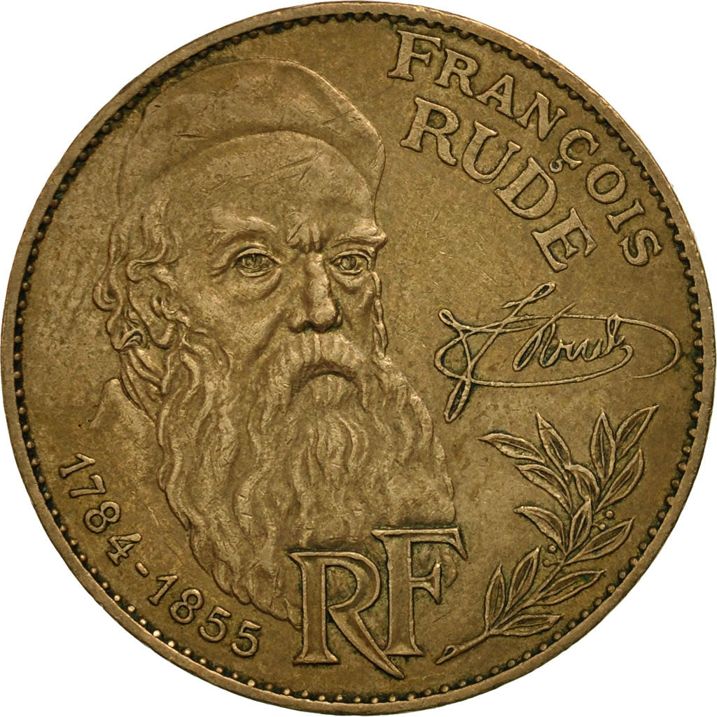 Coin, France, François Rude, 10 Francs, 1984, Paris, AU(55-58), Nickel-Bronze