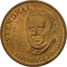Monnaie, France, Stendhal, 10 Francs, 1983, Paris, TTB+, Nickel-Bronze, KM:953