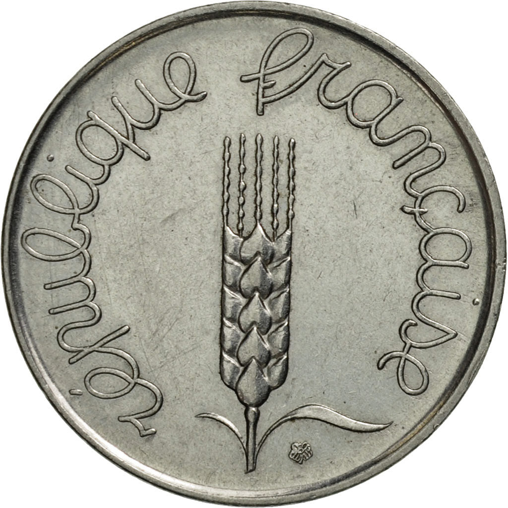 Coin, France, Épi, 5 Centimes, 1962, Paris, MS(60-62), Stainless Steel, KM:927