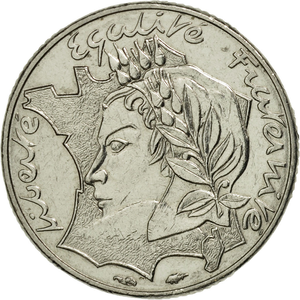 Coin, France, 10 Francs, 1986, Paris, MS(63), Nickel, KM:E132, Gadoury:824