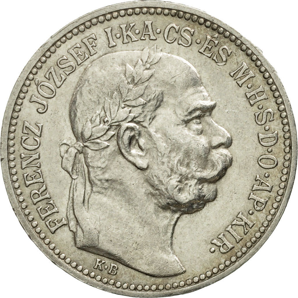 Hungary, Franz Joseph I, Korona, 1915, Kormoczbanya, MS(60-62), Silver, KM:492