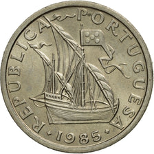 Moneta, Portogallo, 2-1/2 Escudos, 1985, SPL, Rame-nichel, KM:590