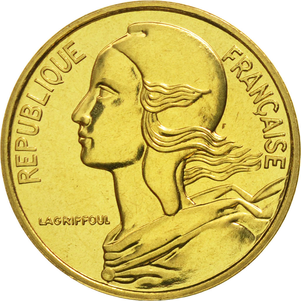 Coin, France, Marianne, 5 Centimes, 1989, Paris, MS(65-70), Aluminum-Bronze