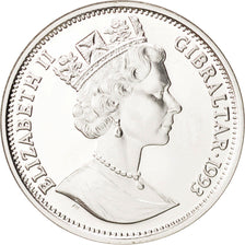 Moneta, Gibilterra, Elizabeth II, 14 Ecus, 1993, FDC, Argento, KM:479