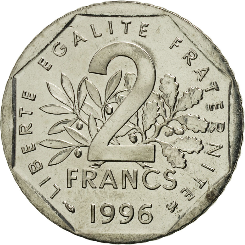 Monnaie, France, Semeuse, 2 Francs, 1996, Paris, FDC, Nickel, KM:942.1