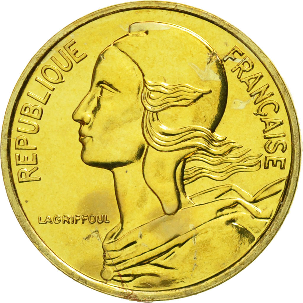 Coin, France, Marianne, 5 Centimes, 1991, Paris, MS(65-70), Aluminum-Bronze