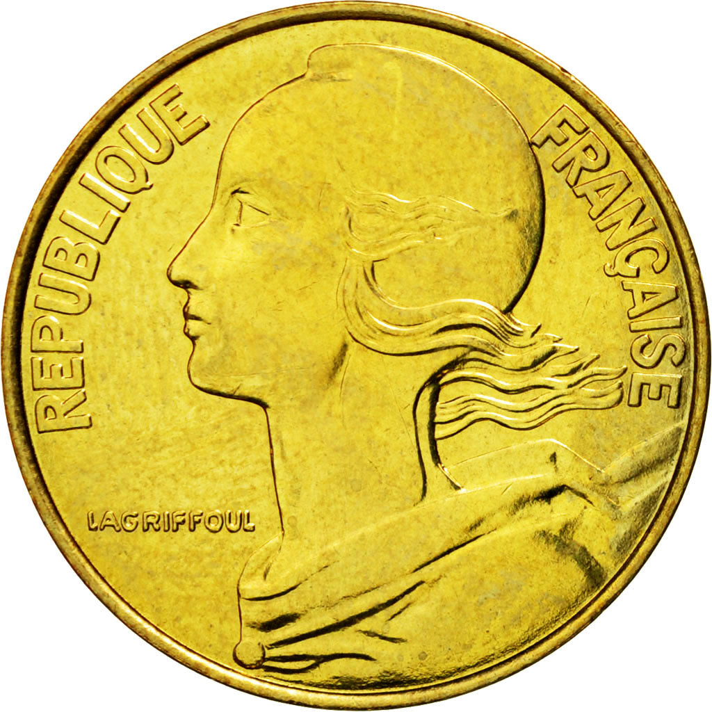 Monnaie, France, Marianne, 20 Centimes, 1998, Paris, FDC, Aluminum-Bronze