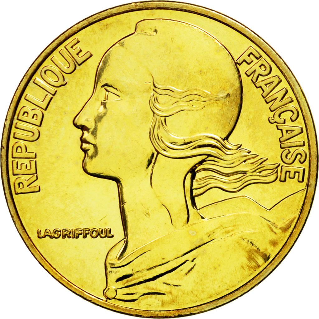 Coin, France, Marianne, 10 Centimes, 2000, Paris, MS(65-70), Aluminum-Bronze