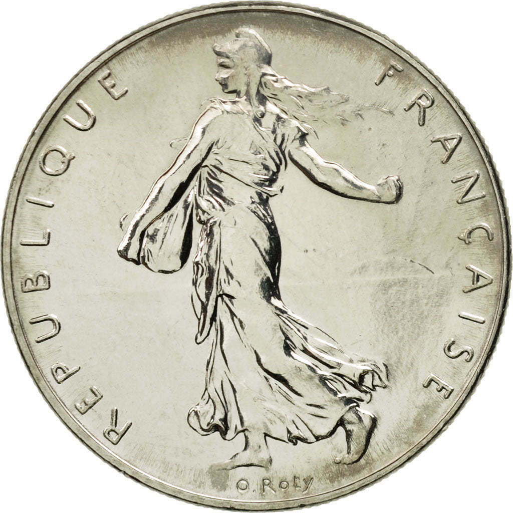 France, Semeuse, Franc, 2000, Paris, MS(65-70), Gold, KM:925.1a, Gadoury:474