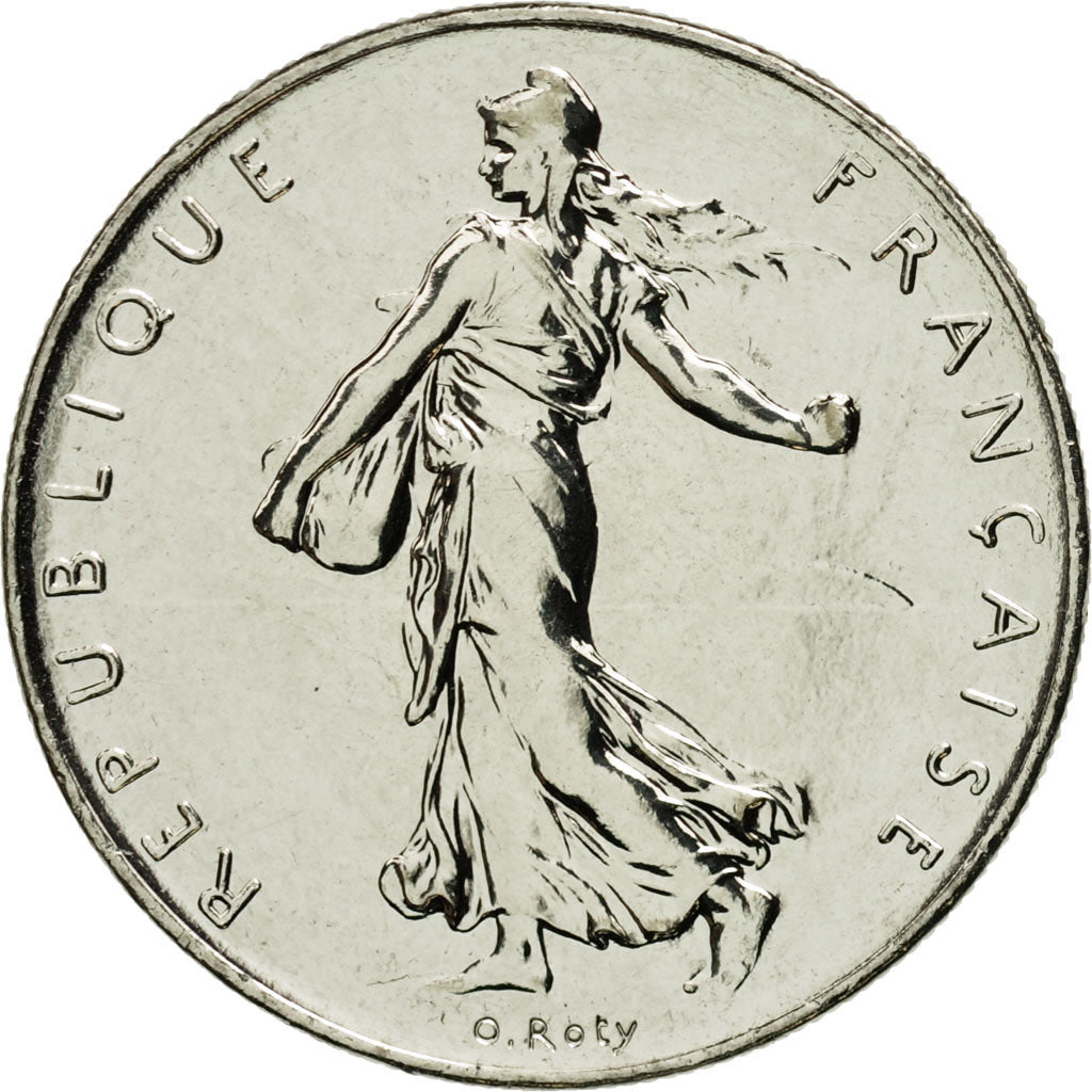 Coin, France, Semeuse, Franc, 2001, Paris, MS(65-70), Nickel, KM:925.2