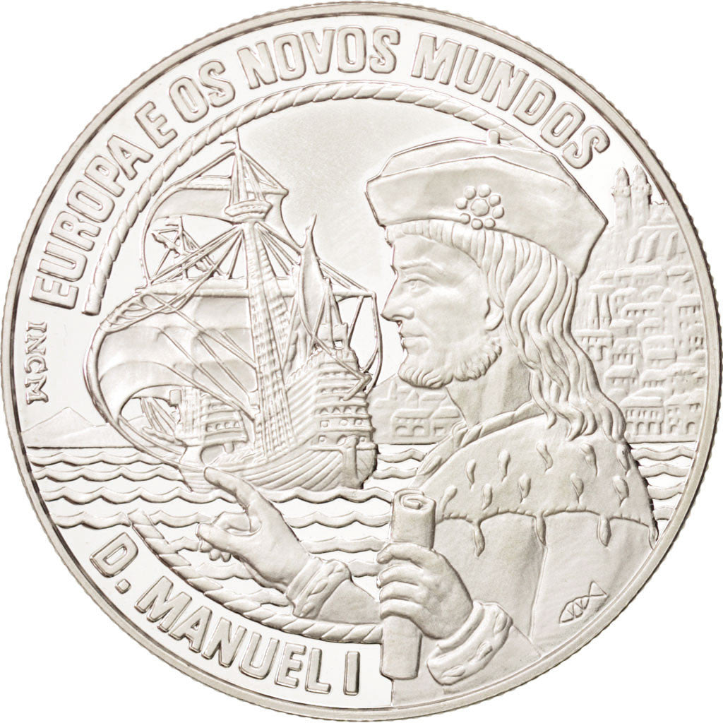 Portugal, 25 Ecu, 1994, MS(65-70), Silver, 28.00