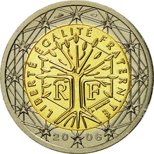 France, 2 Euro, 2006, MS(65-70), Bi-Metallic, KM:1289