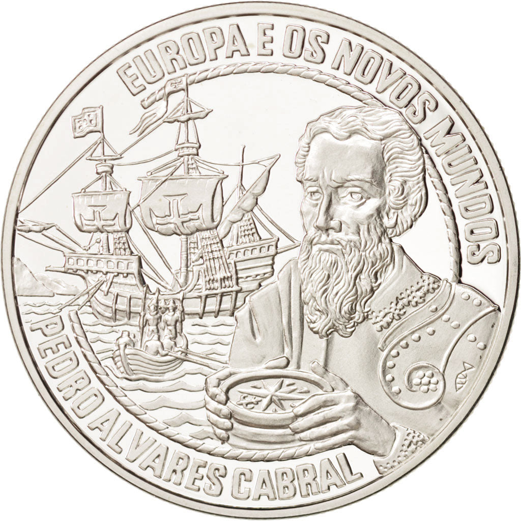 Portugal, 25 Ecu, 1996, MS(65-70), Silver, 28.00