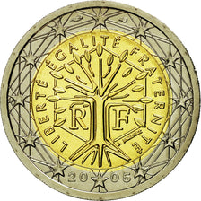 Coin, France, 2 Euro, 2005, MS(65-70), Bi-Metallic, KM:1289