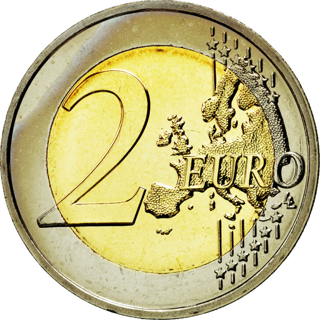 France, 2 Euro, 2008, MS(65-70), Bi-Metallic, KM:1414