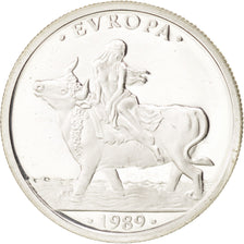 Coin, Spain, Juan Carlos I, Ecu, 1989, Madrid, MS(65-70), Silver, KM:M23