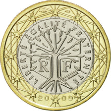 France, Euro, 2009, MS(65-70), Bi-Metallic, KM:1413