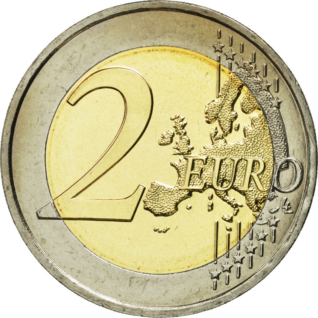 France, 2 Euro, 2009, MS(65-70), Bi-Metallic, KM:1414