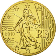 Coin, France, 50 Euro Cent, 2010, MS(65-70), Brass, KM:1412