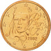 Münze, Frankreich, 2 Euro Cent, 2002, STGL, Copper Plated Steel, KM:1283