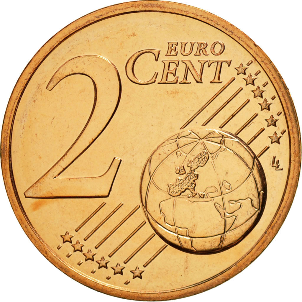 Münze, Frankreich, 2 Euro Cent, 2002, STGL, Copper Plated Steel, KM:1283