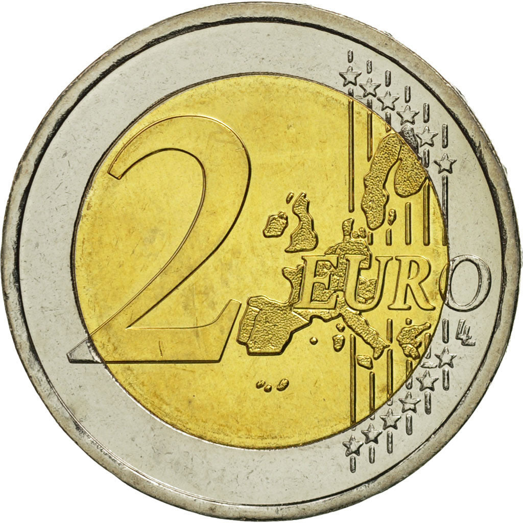 France, 2 Euro, 2003, MS(65-70), Bi-Metallic, KM:1289