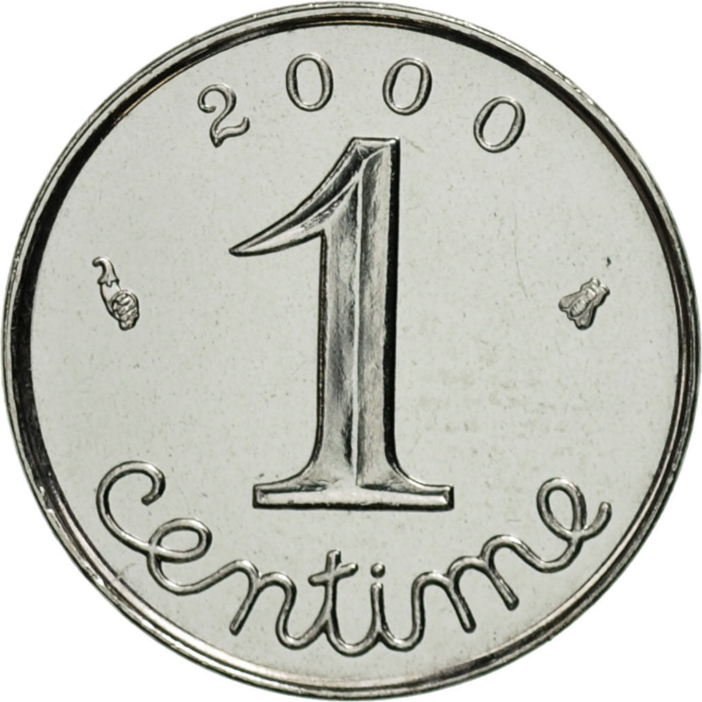 Münze, Frankreich, Épi, Centime, 2000, Paris, STGL, Stainless Steel, KM:928