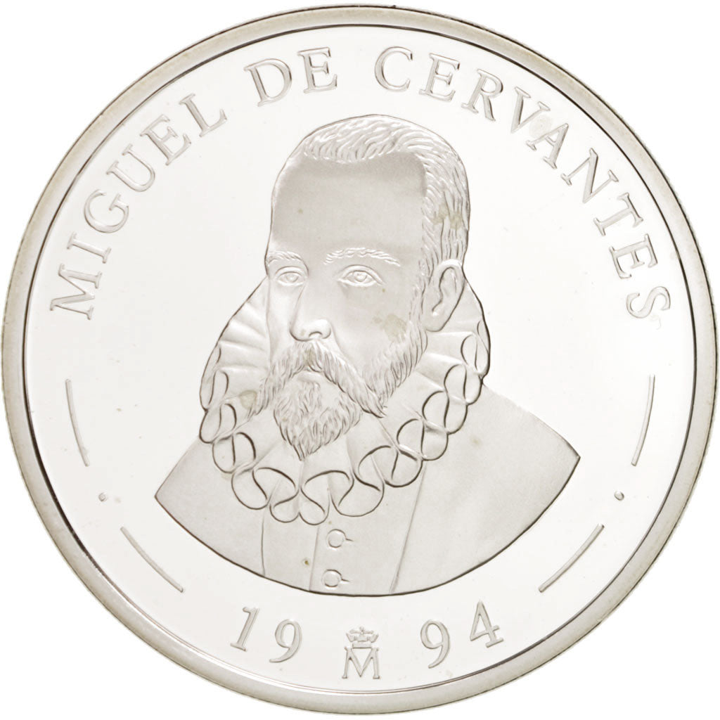 SPAIN, 5 ECU, 1994, KM #M13, MS(65-70), Silver, 33.61