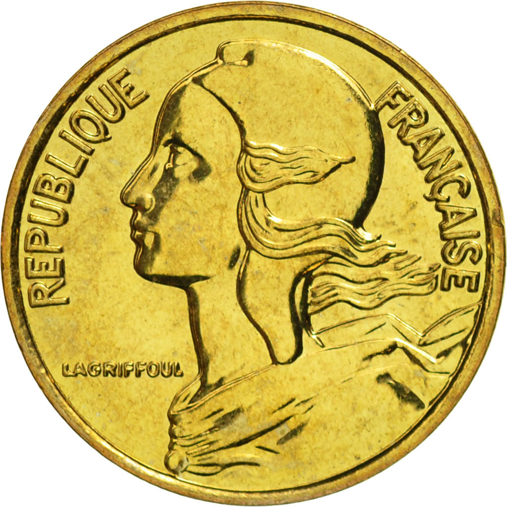Coin, France, Marianne, 5 Centimes, 2000, Paris, MS(65-70), Aluminum-Bronze