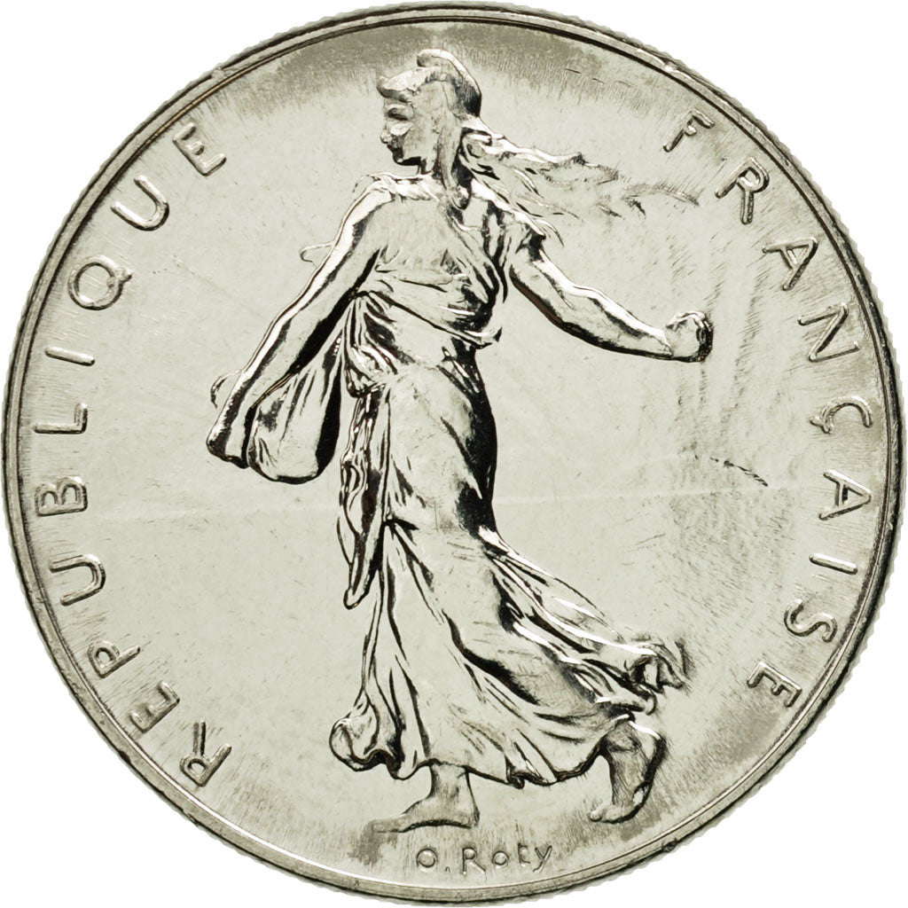 France, Semeuse, Franc, 2000, Paris, MS(65-70), Gold, KM:925.1a, Gadoury:474