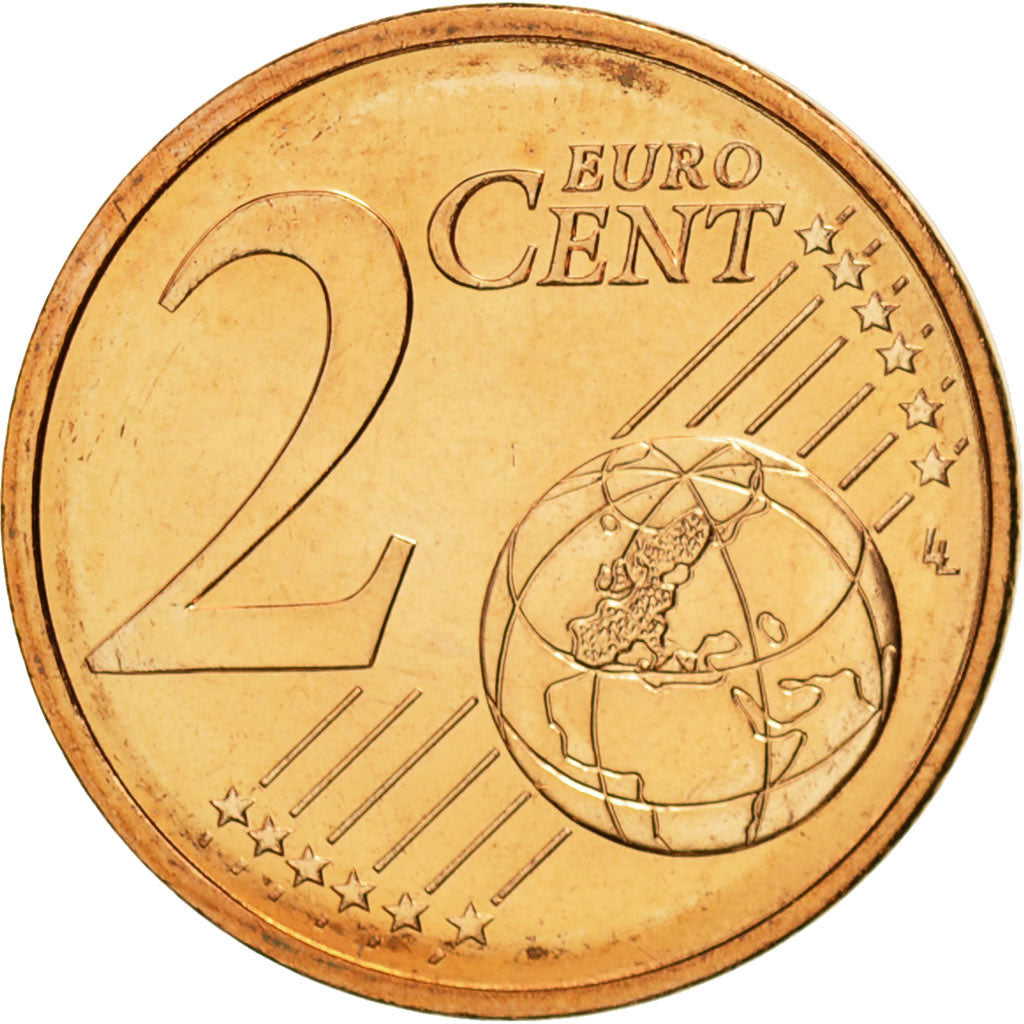 Coin, France, 2 Euro Cent, 2002, MS(65-70), Copper Plated Steel, KM:1283