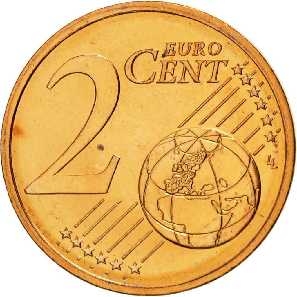 Coin, France, 2 Euro Cent, 2002, MS(65-70), Copper Plated Steel, KM:1283