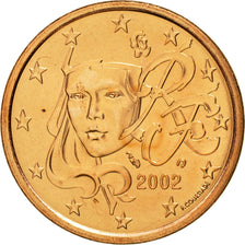 Coin, France, 5 Euro Cent, 2002, MS(65-70), Copper Plated Steel, KM:1284