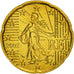 Moneda, Francia, 20 Euro Cent, 2002, FDC, Latón, KM:1286