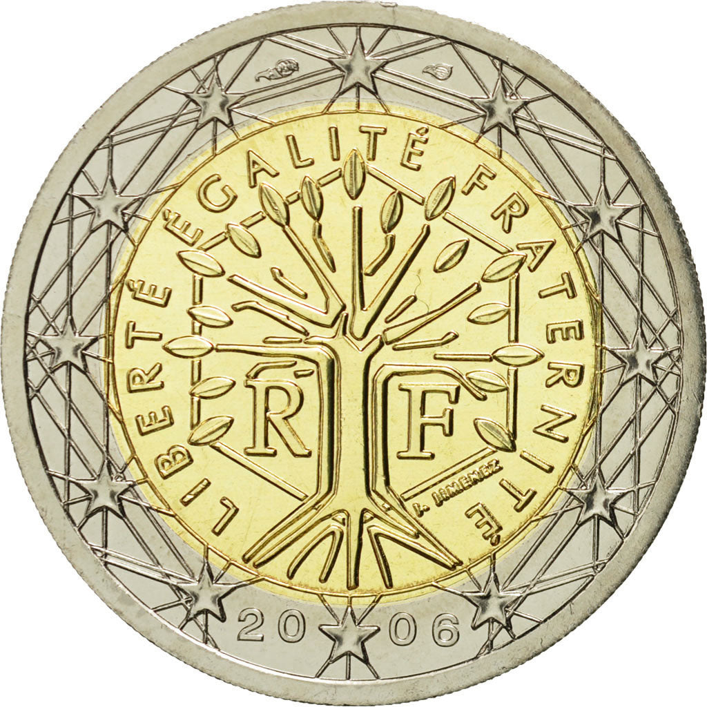 Monnaie, France, 2 Euro, 2006, FDC, Bi-Metallic, KM:1289