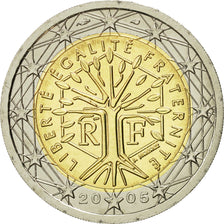 France, 2 Euro, 2005, MS(65-70), Bi-Metallic, KM:1289
