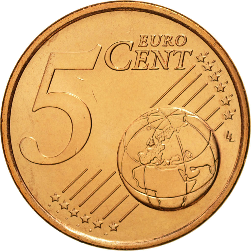 Coin, France, 5 Euro Cent, 2000, MS(65-70), Copper Plated Steel, KM:1284